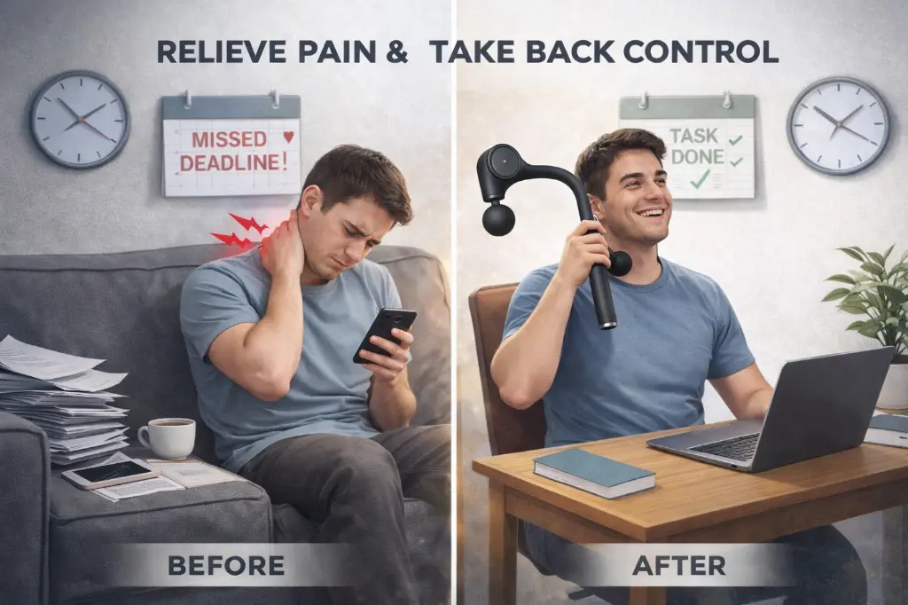 Peng Massage Gun With Extended Handle