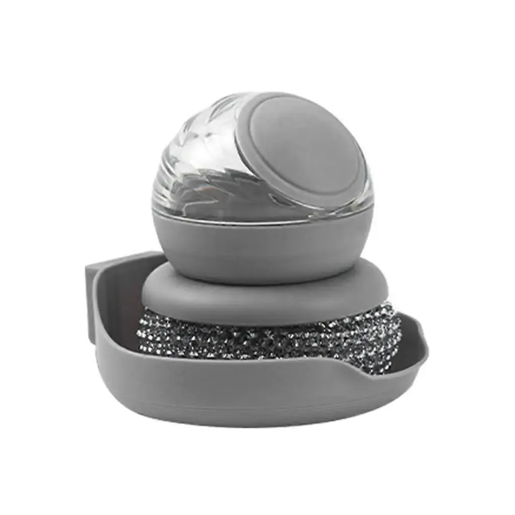 Brush With Dishwashing Liquid Dispenser