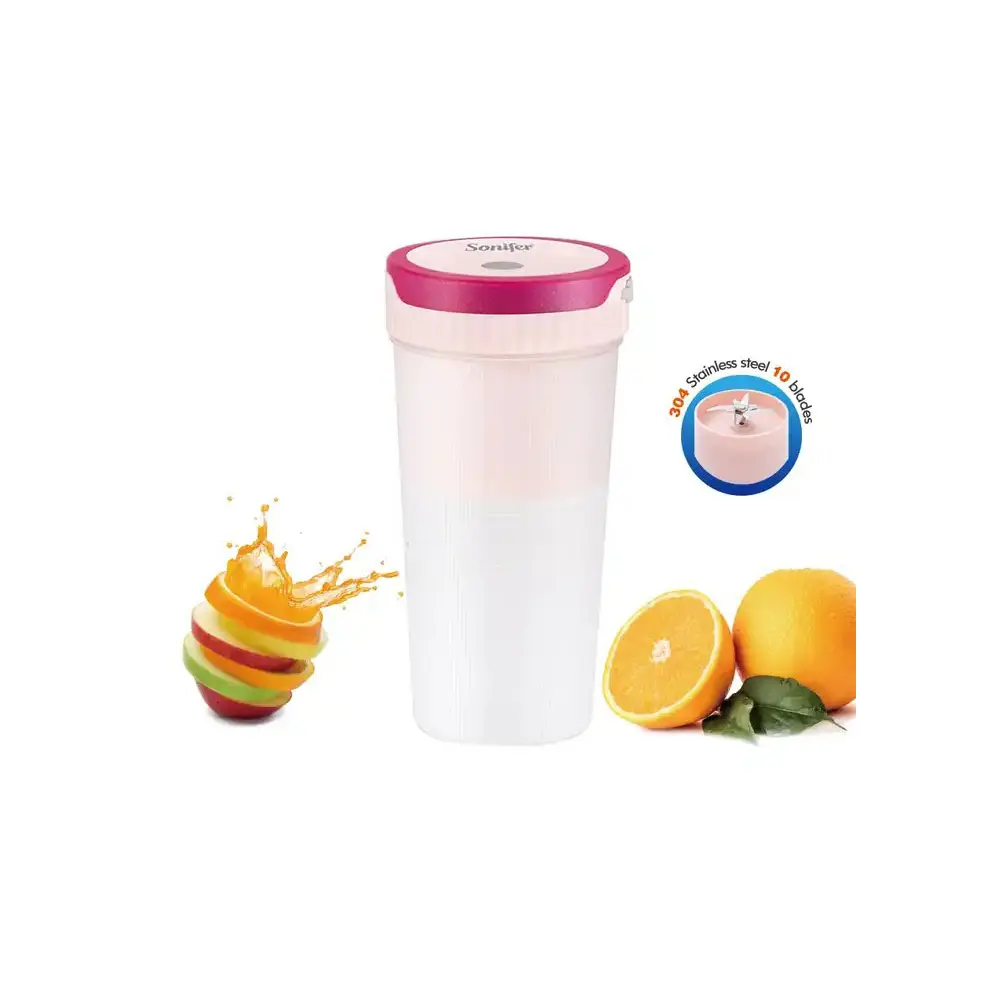 Sonifer SF-8130 Portable Blender- Pink
