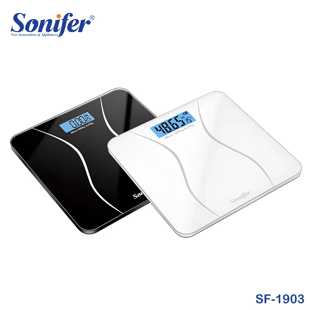 ميزان وزن الجسم الرقمي الإلكتروني الأوتوماتيكي Sonifer Sf-1903