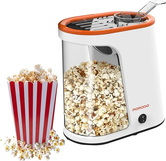 Porodo Lifetsyle 1200W Detachable Tank Popcorn Maker PDLFST061WHOG