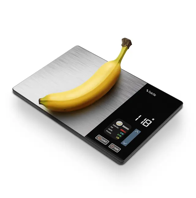 Taktik Smart Food Scale - Nutrition Display, Macro Tracking, LED Screen, Bluetooth 4016146