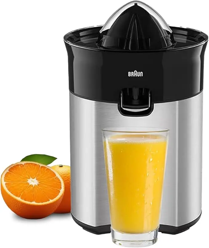 Braun Citrus Quick 5 Citrus Juicer, Direct Juice Spout CJ 5050 60 Watts
