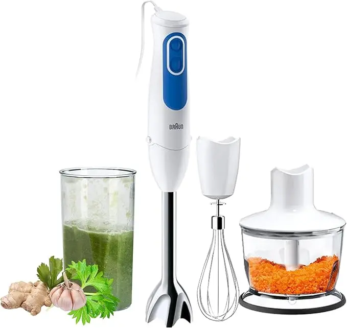 Braun mq3035wh Arm Metallic, Blender 700 W