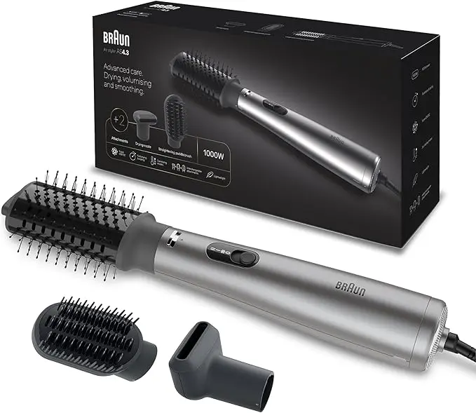 Braun Air Styler AS4.3, Advanced Care, Hair Drying, Volumiser and Smoothing, 1000 Watts