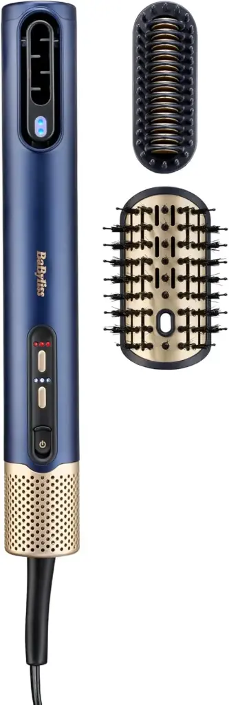 BaByliss Air Wand 3-in-1 Hair Dryer | Straightener & Hot Air Brush with Ion Technology 1600 watt