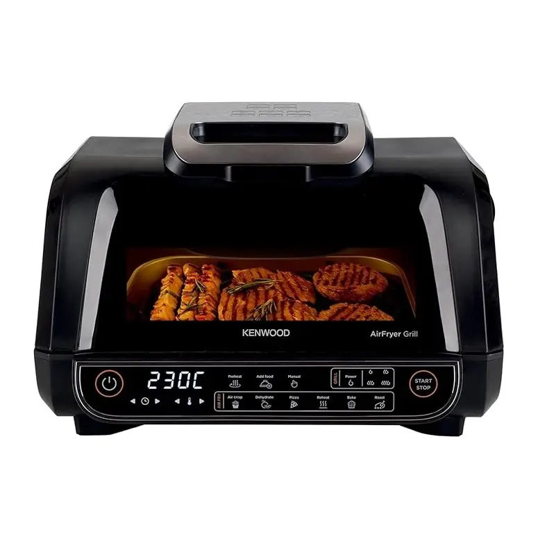 Kenwood 8L Air Fryer and Grill, 1900W GHF 40.000 BK