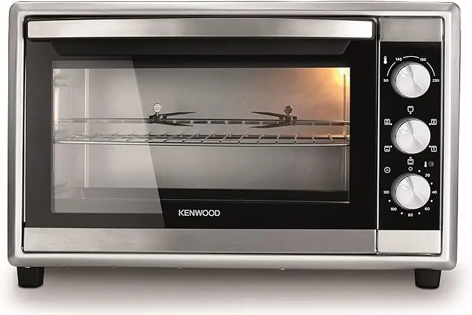 Kenwood 56L Toaster Oven Oven Toaster Grill Large Capacity Double Glass Door  2200 WATT MOM56.000SS