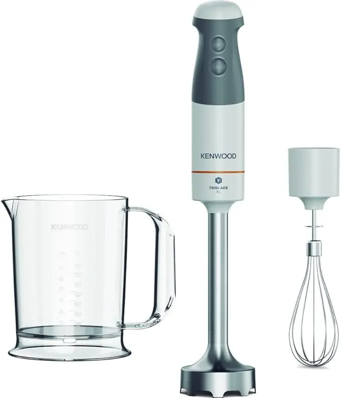 Kenwood HBM40.002WH Hand Blender with Whisk and Measuring Cup