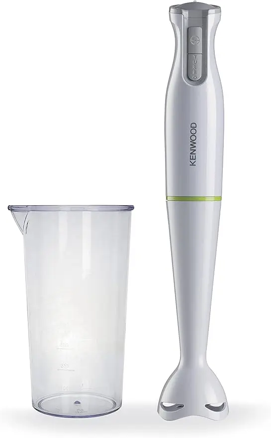 KENWOOD Hand Blender 600W Stick Blender with Graduated Beaker HBP02.001WH