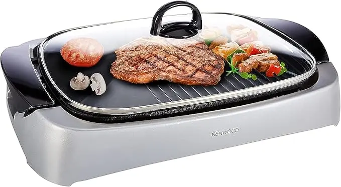 Kenwood Health Grill 2000 Watts With Glass Lid HG266