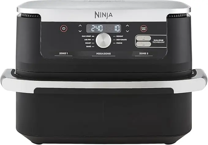 Ninja Foodi FlexDrawer Hot Air Fryer, Dual Zone, Converts to MegaZone 10.4