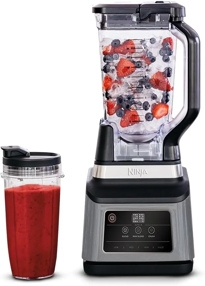 Ninja 2-In-1 Professional Blender, One Touch Blending Programs BN750