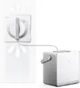 ECOVACS WINBOT Win 2 Omni Robot Window Cleaner with Station White - OPEN BOX