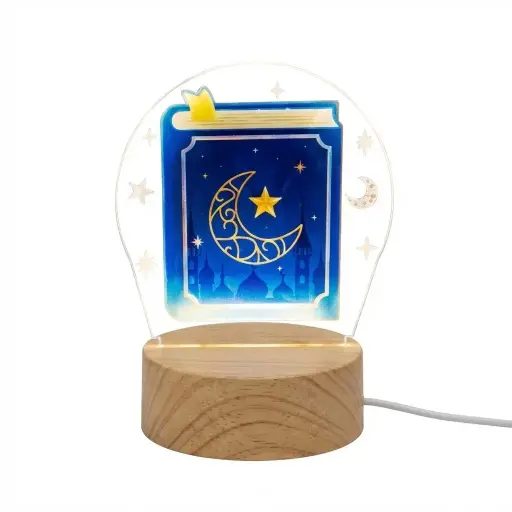 [6-4] 3D Islamic Design Led Night Light 6-4
