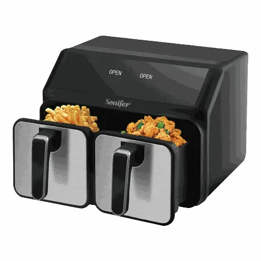 [SF-1038] Sonifer Sf-1038 8L Dual Air Fryer - 2 X 4L