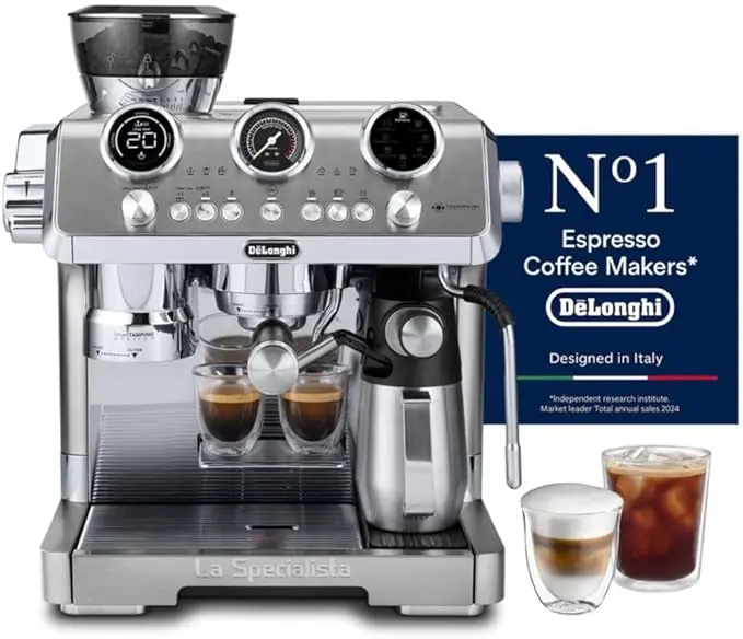 ماكينة تحضير القهوة ديلونجي باريستا LA SPECIALISTA MAESTRO Cold Brew Espresso 1450 وات